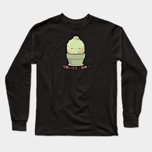 Kawaii kedo kiken Cactus Long Sleeve T-Shirt